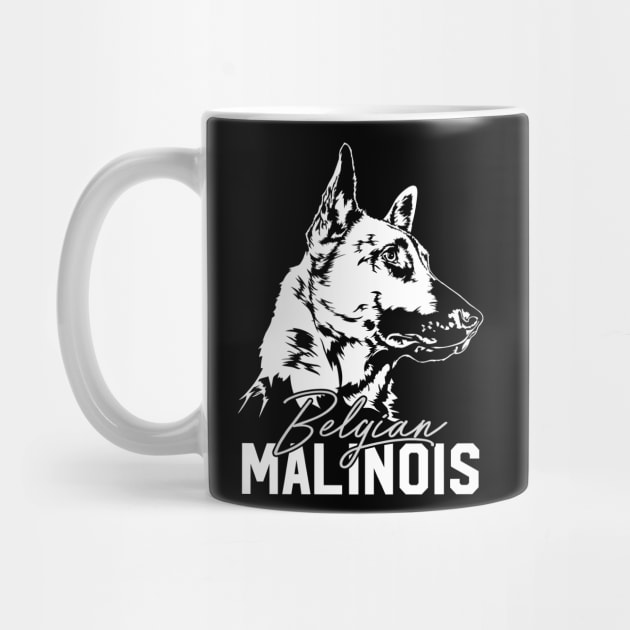 Belgian Malinois dog portrait by wilsigns